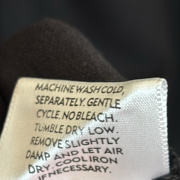 EILEEN FISHER Black Button-Front Shirt Dress – Size SP - Picture 10 of 12